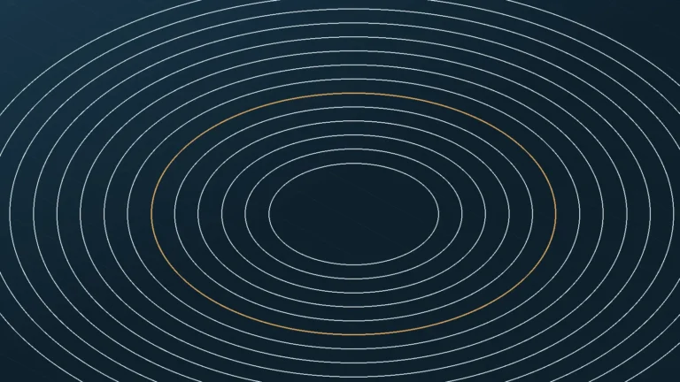 Abstract cover graphic of contour rings, representing the Downtown Jebel Ali district around Samana Portside
