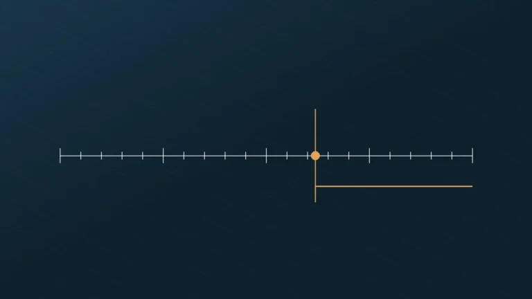 Abstract cover graphic showing a timeline with a handover marker and the instalments that continue past it