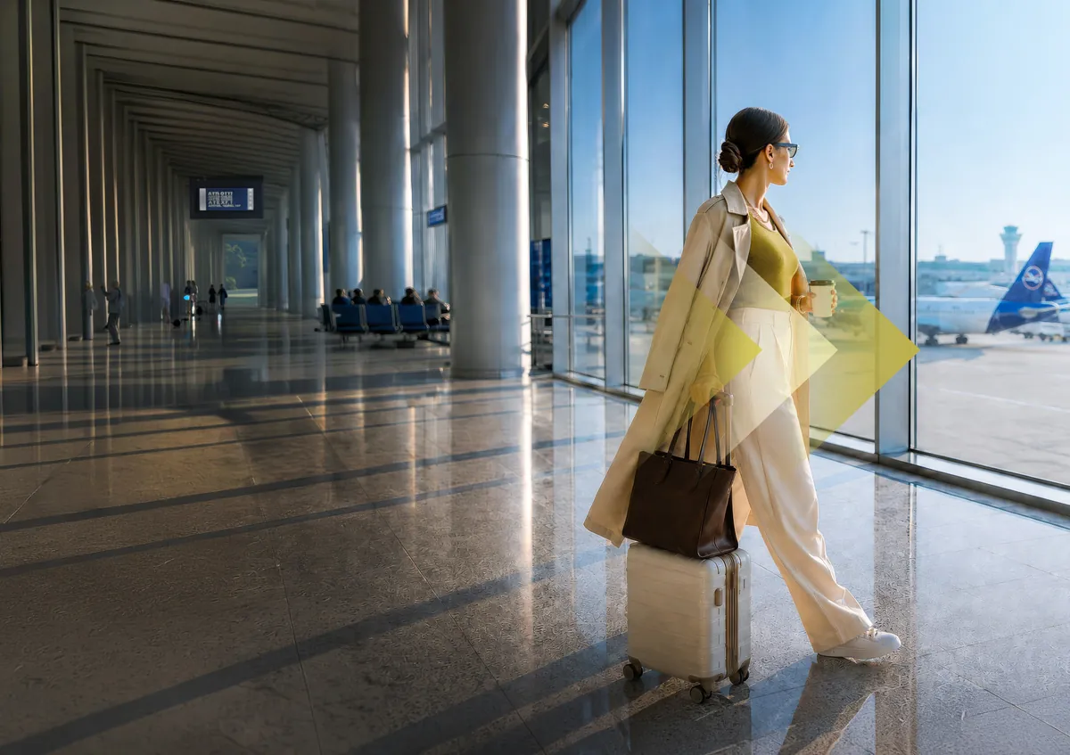 Departures terminal at Al Maktoum International Airport, within 20 minutes of Samana Portside